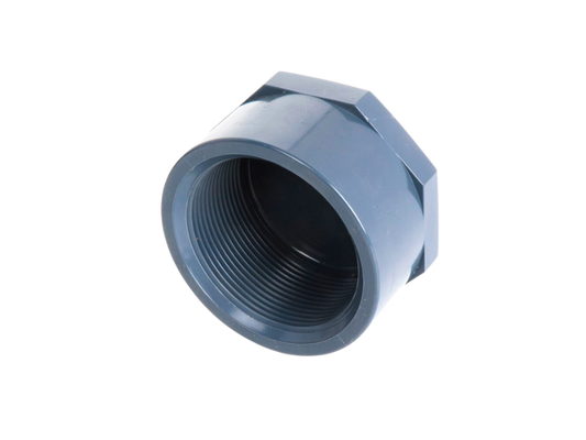 pvc calotta filettata in pvc rigido pn16