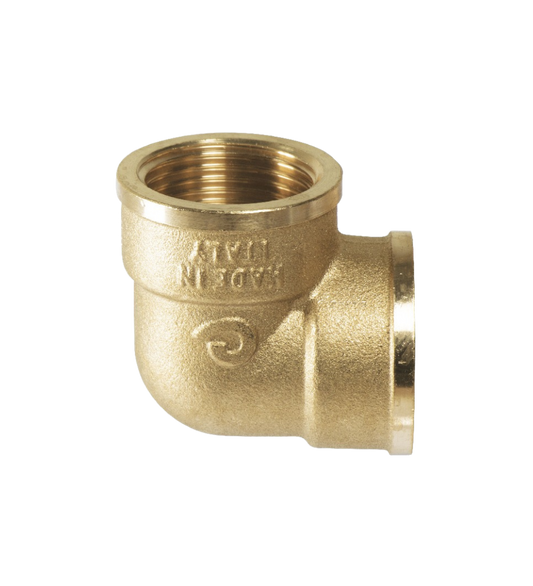 ottone gomito in ottone femmina / femmina