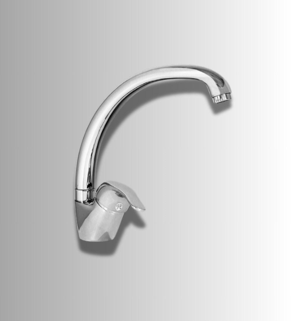 ecoline sink mixer with round spout