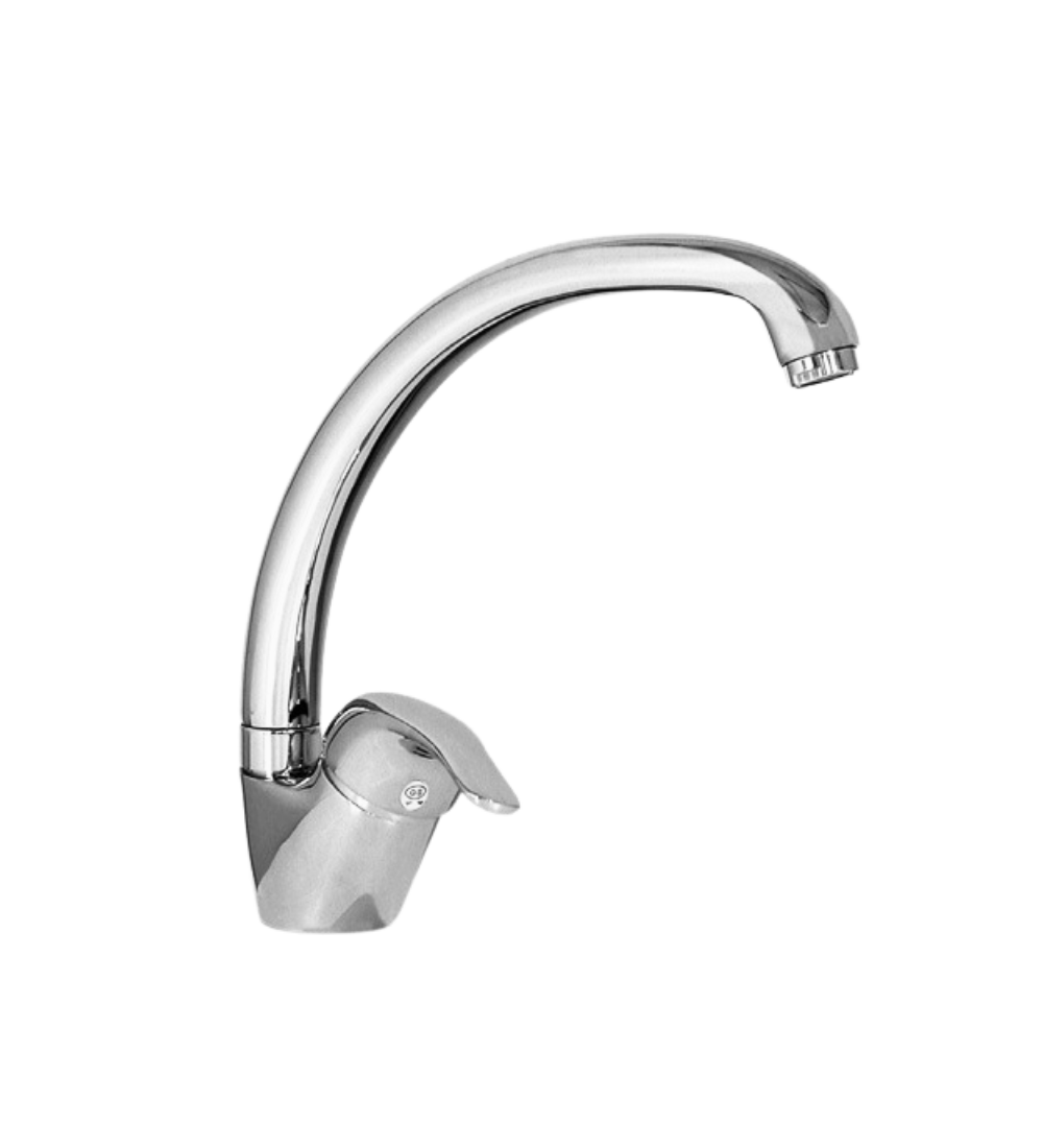 ecoline sink mixer with round spout
