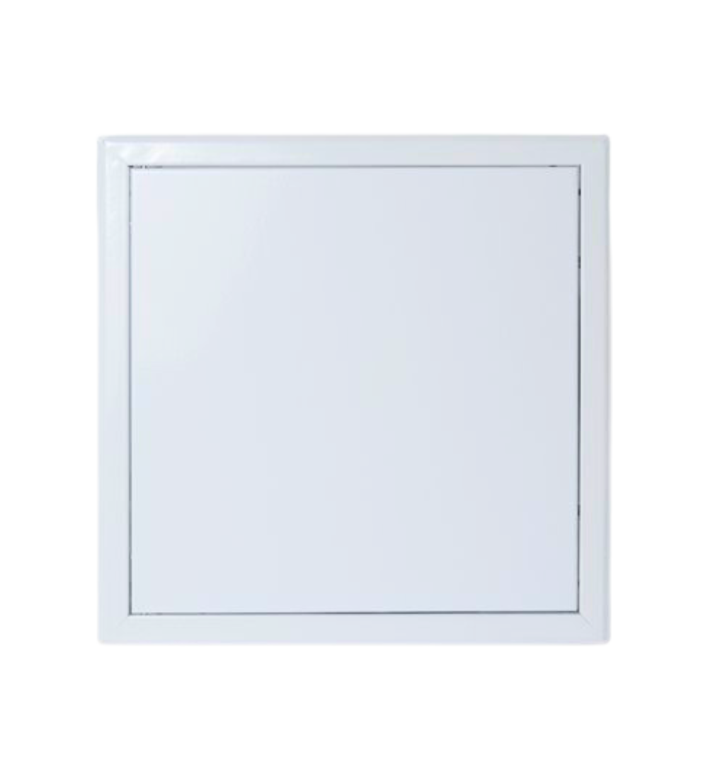 AKIFIX DORIKA BOTOLA ISPEZIONE IN ACCIAIO LACCATO BIANCO P/CARTONGESSO MM12,5 30X30